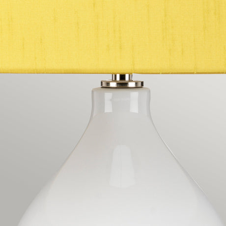 Elstead Lighting Table Lamp from the ISLA range. Isla 1 Light Table Light Product Code = ISLA-PN-TL-YELLOW