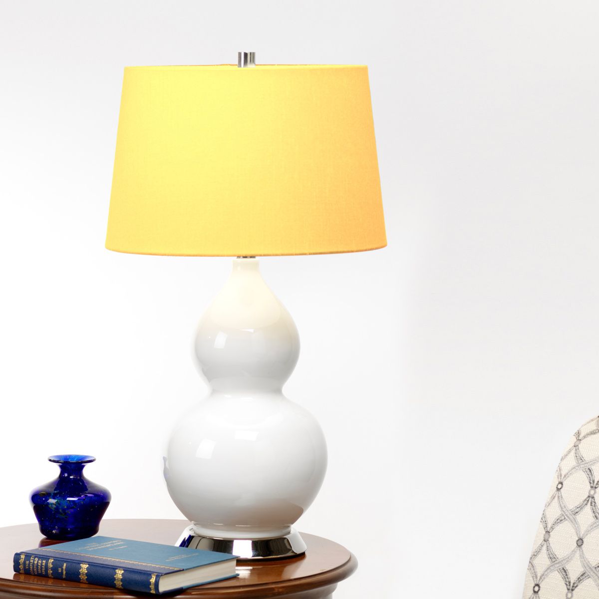 Elstead Lighting Table Lamp from the ISLA range. Isla 1 Light Table Light – SKU ISLA-PN-TL-YELLOW