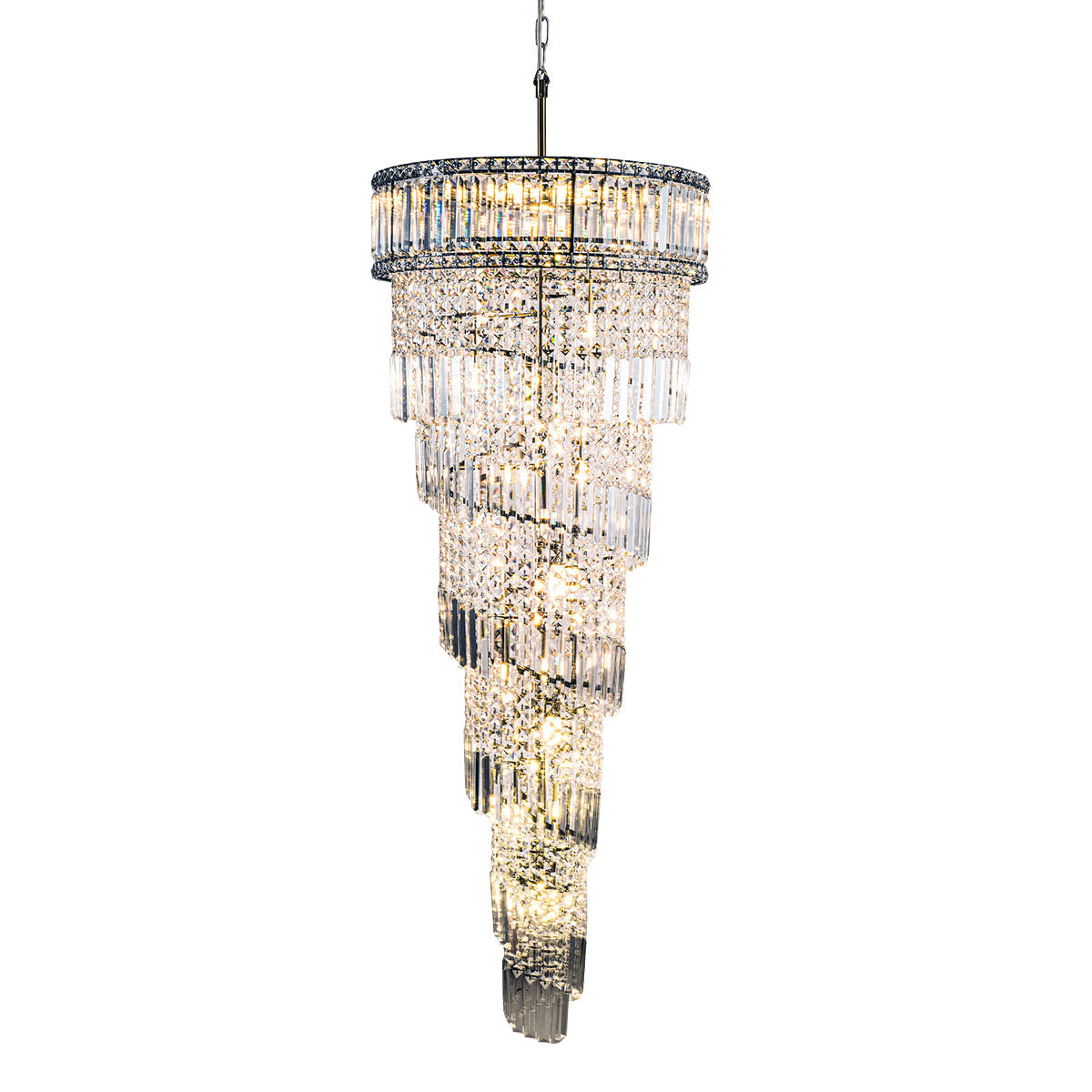 Magnalux ISLA 21 Light Antique Brass with Crystal Pendant Part Number - ISL21AB