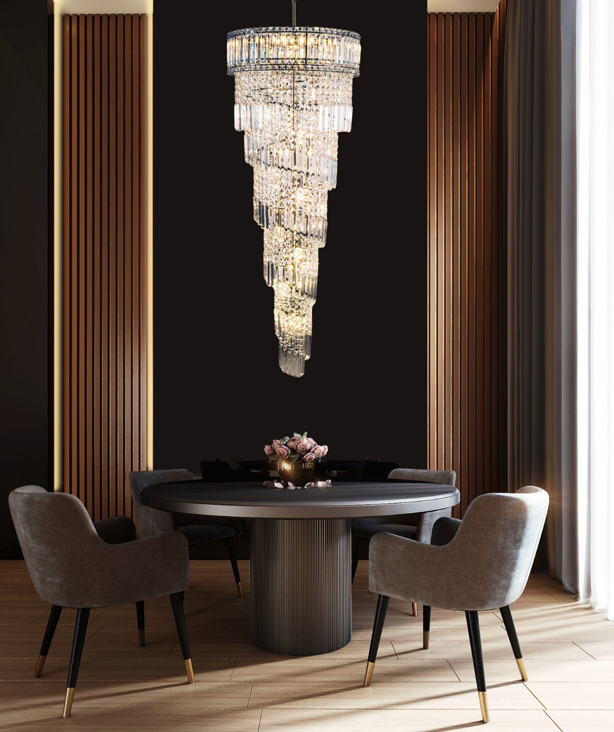 Magnalux ISLA 21 Light Antique Brass with Crystal Pendant Part Number - ISL21AB