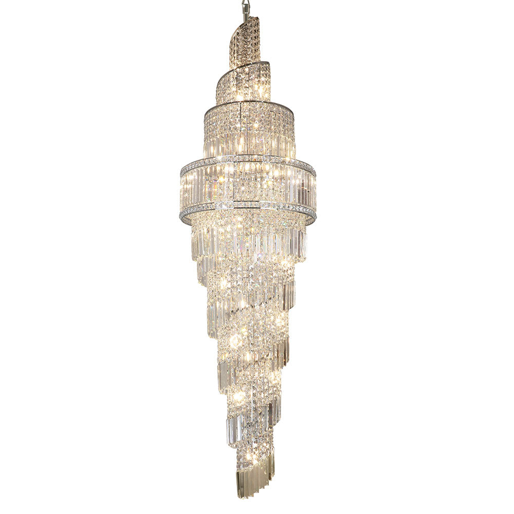 Magnalux ISLA 24 Light 2200mm Crystal Chrome Ceiling Light Part Number - ISL24CH