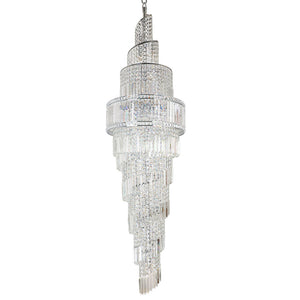 Magnalux ISLA 24 Light 2200mm Crystal Chrome Ceiling Light Part Number - ISL24CH