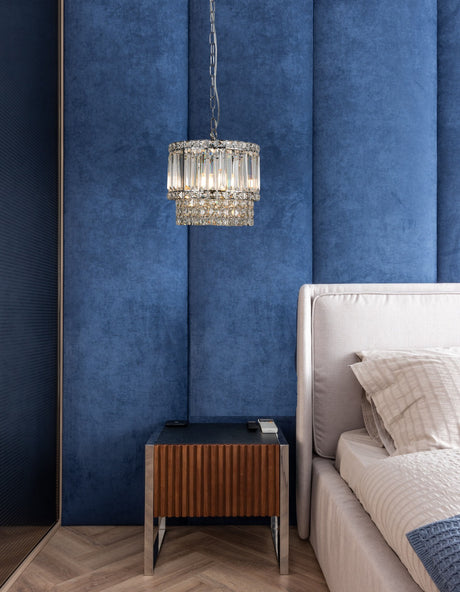 Magnalux ISLA 3 Light Polished Chrome with Crystal Part Number - ISL03CH