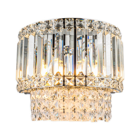 Magnalux ISLA 3 Light Wall Light Polished Chrome with Crystal Part Number - ISL03CHWL