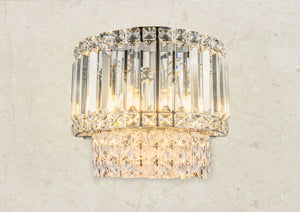 Magnalux ISLA 3 Light Wall Light Polished Chrome with Crystal Part Number - ISL03CHWL