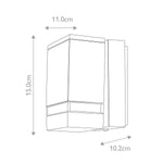 Elstead Lighting Outdoor Wall Light from the Jannik range. Jannik 1 Light Led Wall Light – SKU JANNIK-LED1