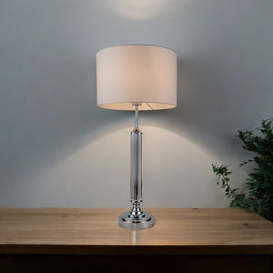 Magnalux Julie Crystal Polished Chrome Table Lamp Part Number - JUL01CHTL