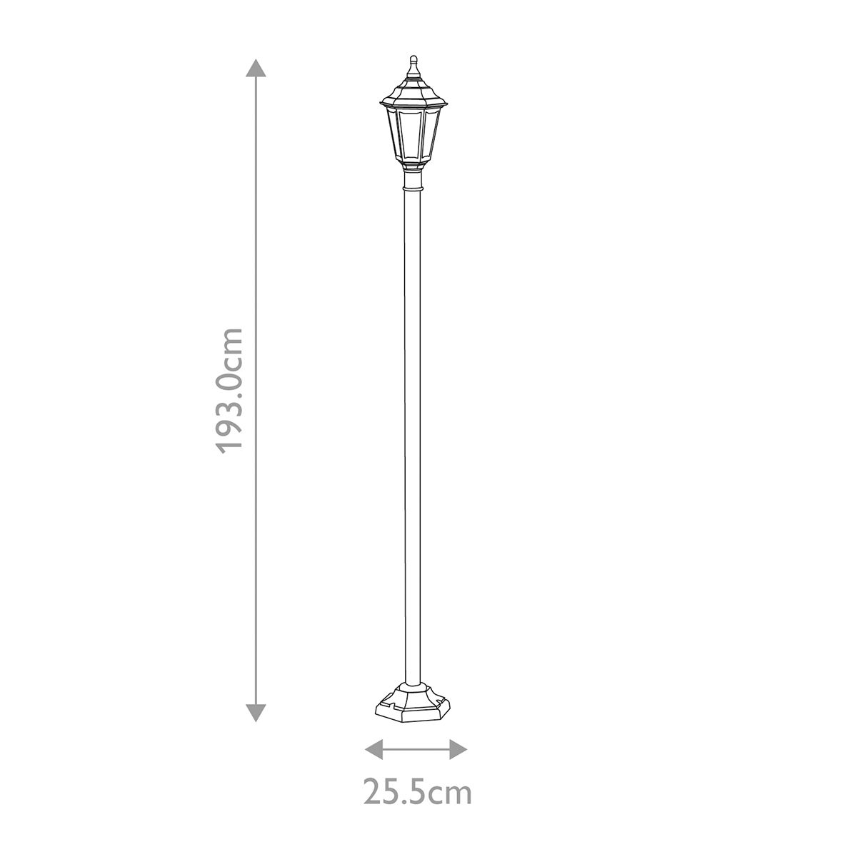 Elstead Lighting Kinsale 1 Light Lamp Post – SKU KINSALE-POST
