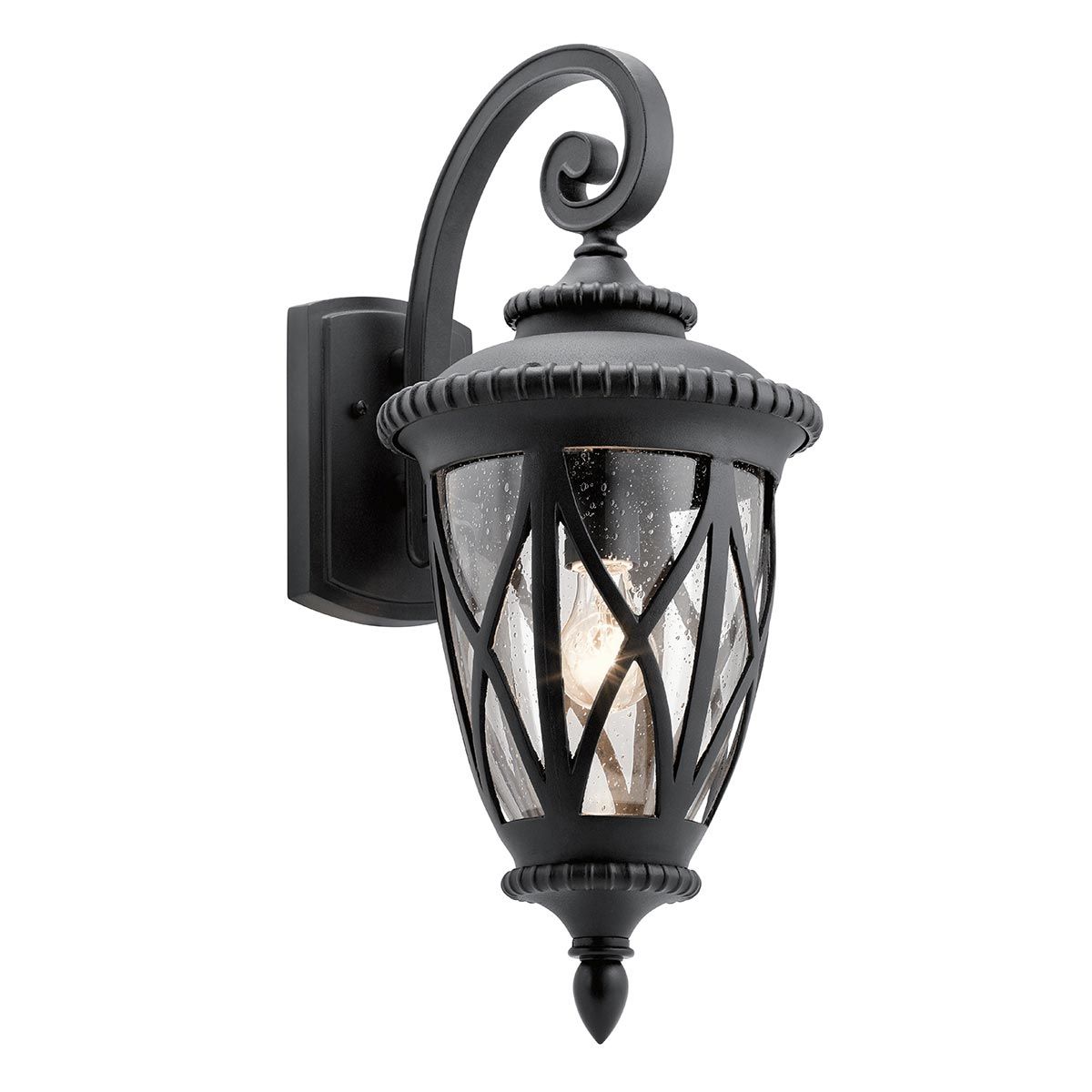 Kichler Outdoor Wall Light from the Admirals Cove range. Admirals Cove 1 Light Large Wall Lantern – SKU KL-ADMIRALS-COVE-L