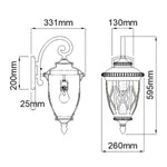Kichler Outdoor Wall Light from the Admirals Cove range. Admirals Cove 1 Light Large Wall Lantern – SKU KL-ADMIRALS-COVE-L