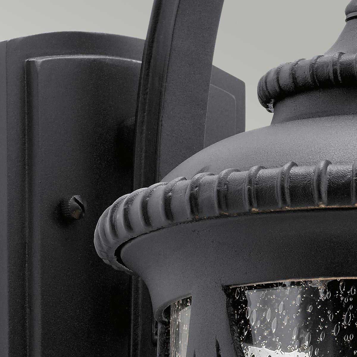 Kichler Outdoor Wall Light from the Admirals Cove range. Admirals Cove 1 Light Medium Wall Lantern Product Code = KL-ADMIRALS-COVE-M
