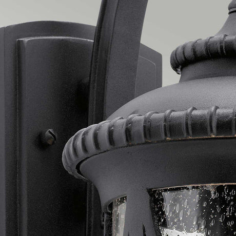 Kichler Outdoor Wall Light from the Admirals Cove range. Admirals Cove 1 Light Medium Wall Lantern Product Code = KL-ADMIRALS-COVE-M