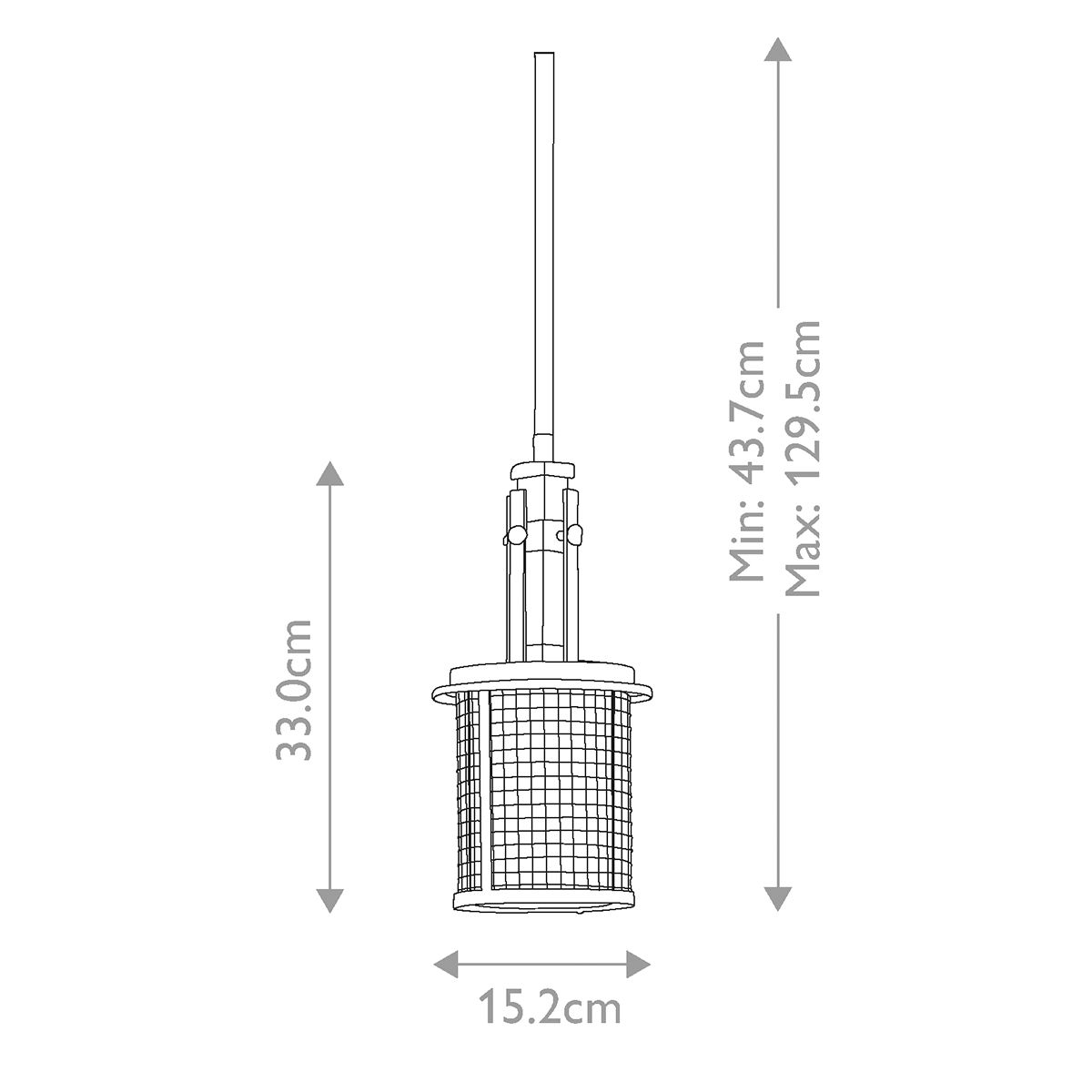 Kichler Pendant from the Ahrendale range. Ahrendale 1 Light Mini Pendant – SKU KL-AHRENDALE-MP