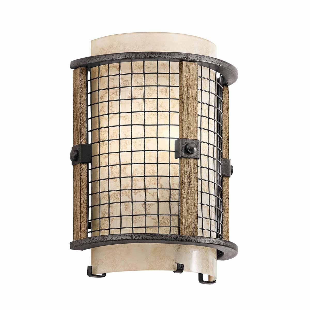 Kichler Wall Light from the Ahrendale range. Ahrendale 1 Light Wall Light – SKU KL-AHRENDALE1