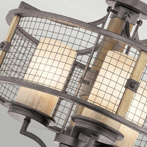 Kichler Chandelier from the Ahrendale range. Ahrendale 3 Light Duo-Mount Chandelier Product Code = KL-AHRENDALE3