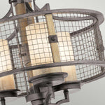 Kichler Chandelier from the Ahrendale range. Ahrendale 3 Light Duo-Mount Chandelier – SKU KL-AHRENDALE3