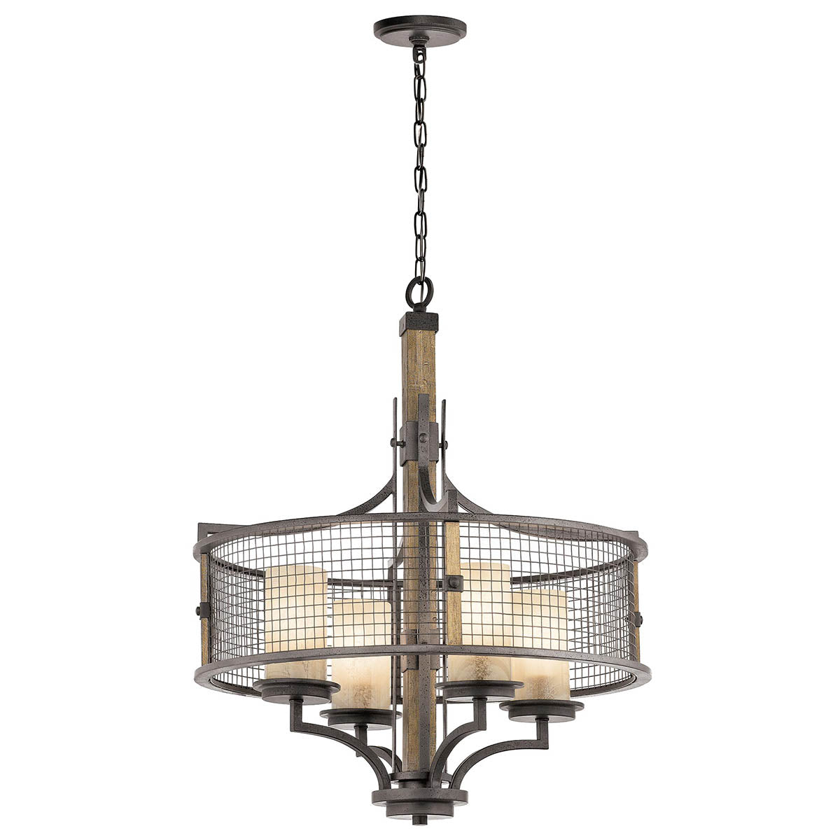 Kichler Chandelier from the Ahrendale range. Ahrendale 4 Light Chandelier Product Code = KL-AHRENDALE4