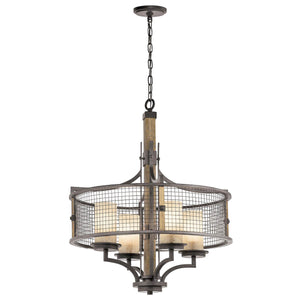 Kichler Chandelier from the Ahrendale range. Ahrendale 4 Light Chandelier Product Code = KL-AHRENDALE4