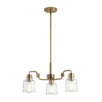 Kichler Chandelier from the Aivian range. Aivian 3 Light Chandelier Product Code = KL-AIVIAN3-WBR