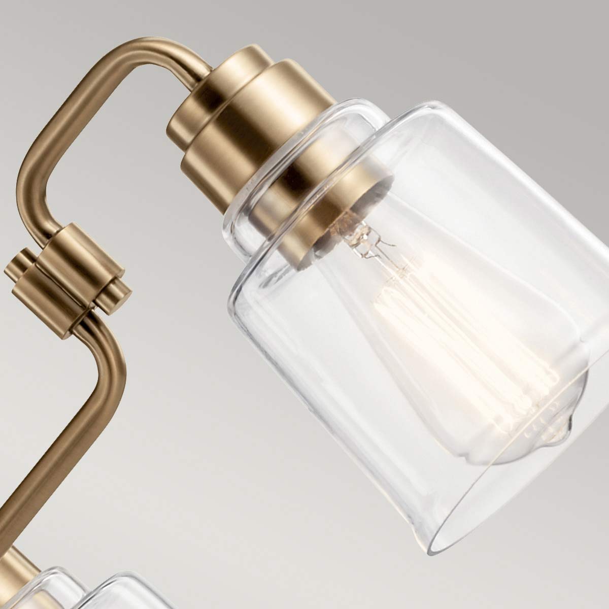 Kichler Chandelier from the Aivian range. Aivian 3 Light Chandelier Product Code = KL-AIVIAN3-WBR