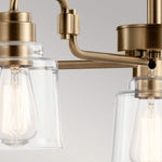 Kichler Chandelier from the Aivian range. Aivian 5 Light Chandelier Product Code = KL-AIVIAN5-WBR