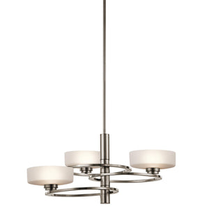 Kichler Chandelier from the Aleeka range. Aleeka 3 Light Chandelier Product Code = KL-ALEEKA3