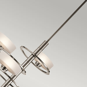 Kichler Chandelier from the Aleeka range. Aleeka 5 Light Tall Chandelier Product Code = KL-ALEEKA5A