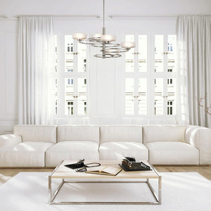 Kichler Chandelier from the Aleeka range. Aleeka 5 Light Chandelier Product Code = KL-ALEEKA5B