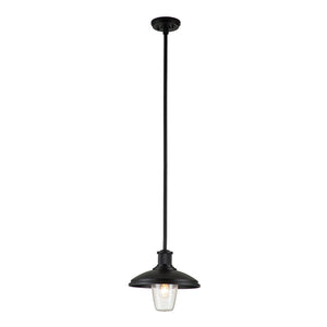 Kichler Outdoor Hanging from the Allenbury range. Allenbury 1 Light Outdoor Pendant  Product Code = KL-ALLENBURY-P-M-BKT
