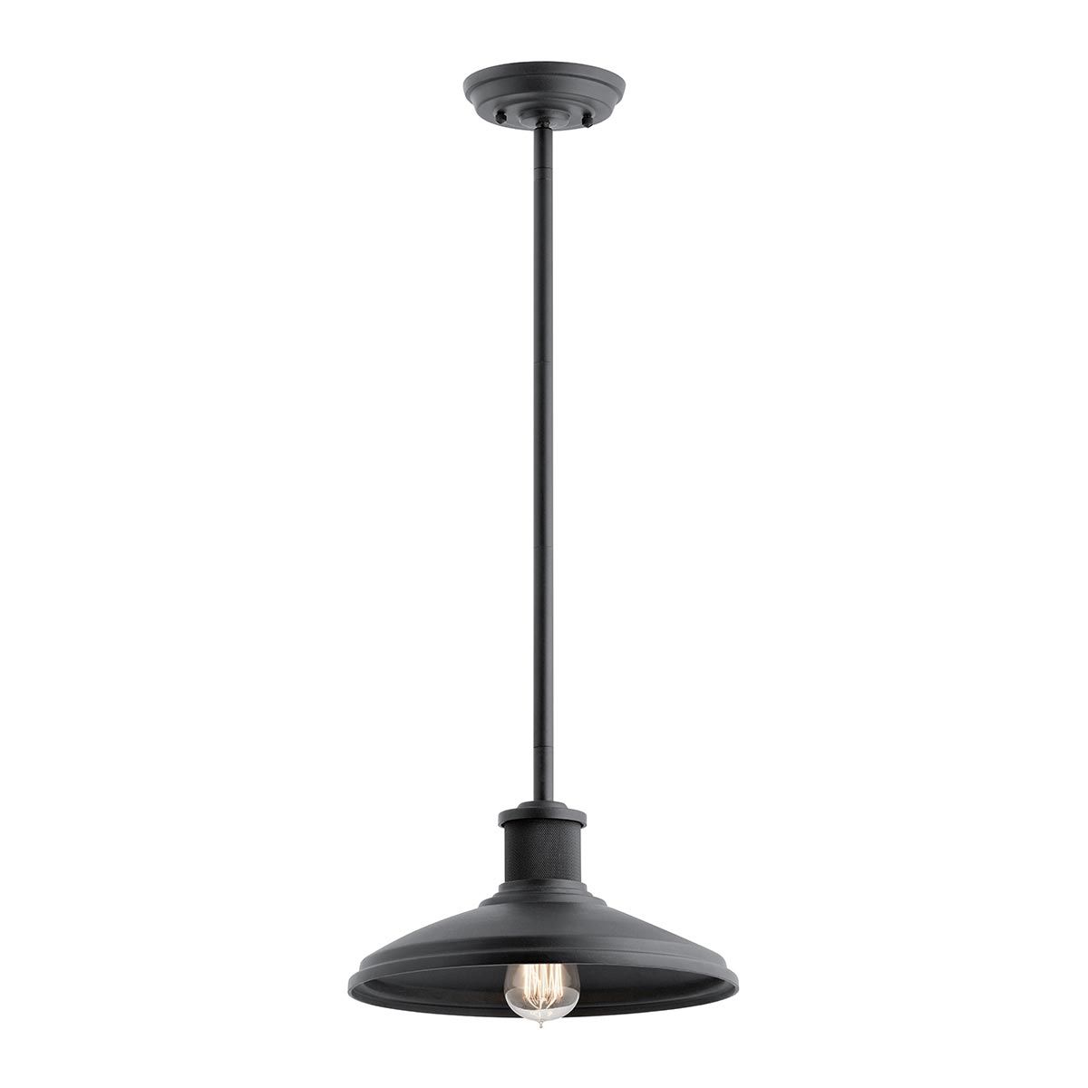 Kichler Outdoor Hanging from the Allenbury range. Allenbury 1 Light Outdoor Pendant – SKU KL-ALLENBURY-P-M-BKT