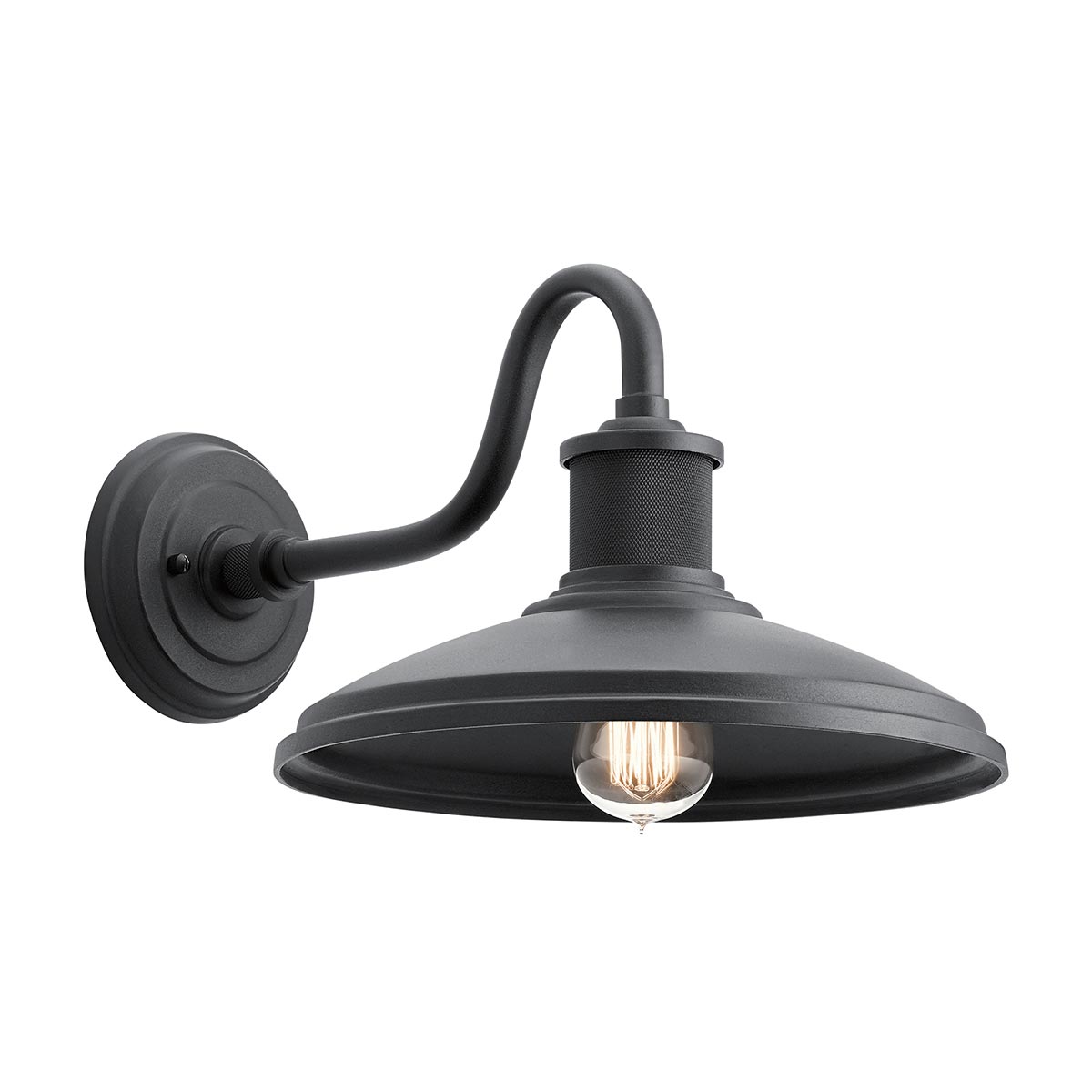 Kichler Outdoor Wall Light from the Allenbury range. Allenbury 1 Light Medium Wall Lantern Product Code = KL-ALLENBURY2-M-BKT