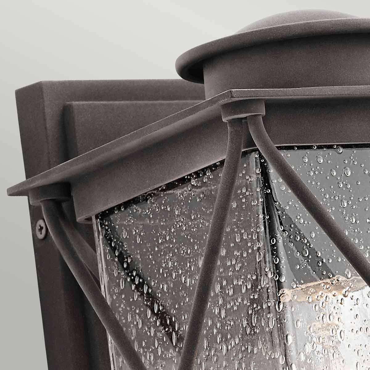 Kichler Outdoor Wall Light from the Argyle range. Argyle 1 Light Small Outdoor Wall Light Product Code = KL-ARGYLE2-S