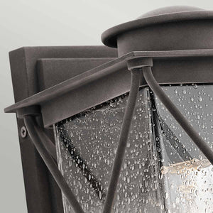 Kichler Outdoor Wall Light from the Argyle range. Argyle 1 Light Small Outdoor Wall Light Product Code = KL-ARGYLE2-S