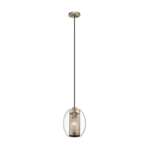 Kichler Pendant from the Asher II range. Asher 1 Light Mini Pendant Product Code = KL-ASHER-MP-AP