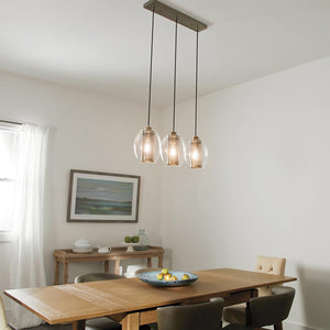 Kichler Pendant from the Asher II range. Asher 1 Light Mini Pendant Product Code = KL-ASHER-MP-AP