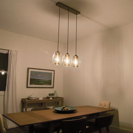 Kichler Pendant from the Asher II range. Asher 1 Light Mini Pendant Product Code = KL-ASHER-MP-AP