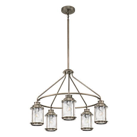 Kichler Chandelier from the Ashland Bay range. Ashland Bay 5 Light Outdoor Chandelier  Product Code = KL-ASHLANDBAY-5P-BU