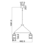 Kichler Chandelier from the Ashland Bay range. Ashland Bay 5 Light Outdoor Chandelier – SKU KL-ASHLANDBAY-5P-BU