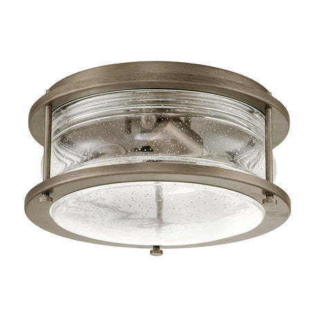 Kichler Ceiling Flush from the Ashland Bay range. Ashland Bay 2 Light Outdoor Ceiling Flush Product Code = KL-ASHLANDBAY-F-BU
