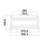 Kichler Ceiling Flush from the Ashland Bay range. Ashland Bay 2 Light Outdoor Ceiling Flush – SKU KL-ASHLANDBAY-F-BU