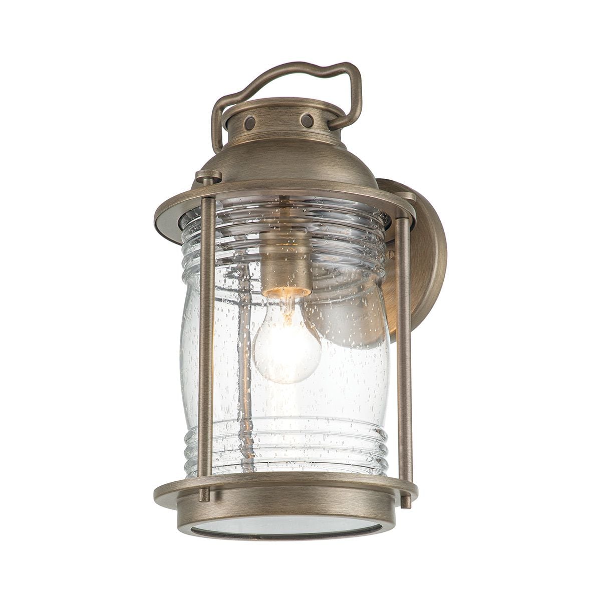 Kichler Outdoor Wall Light from the Ashland Bay range. Ashland Bay 1 Light Large Wall Lantern – SKU KL-ASHLANDBAY2-L-BU