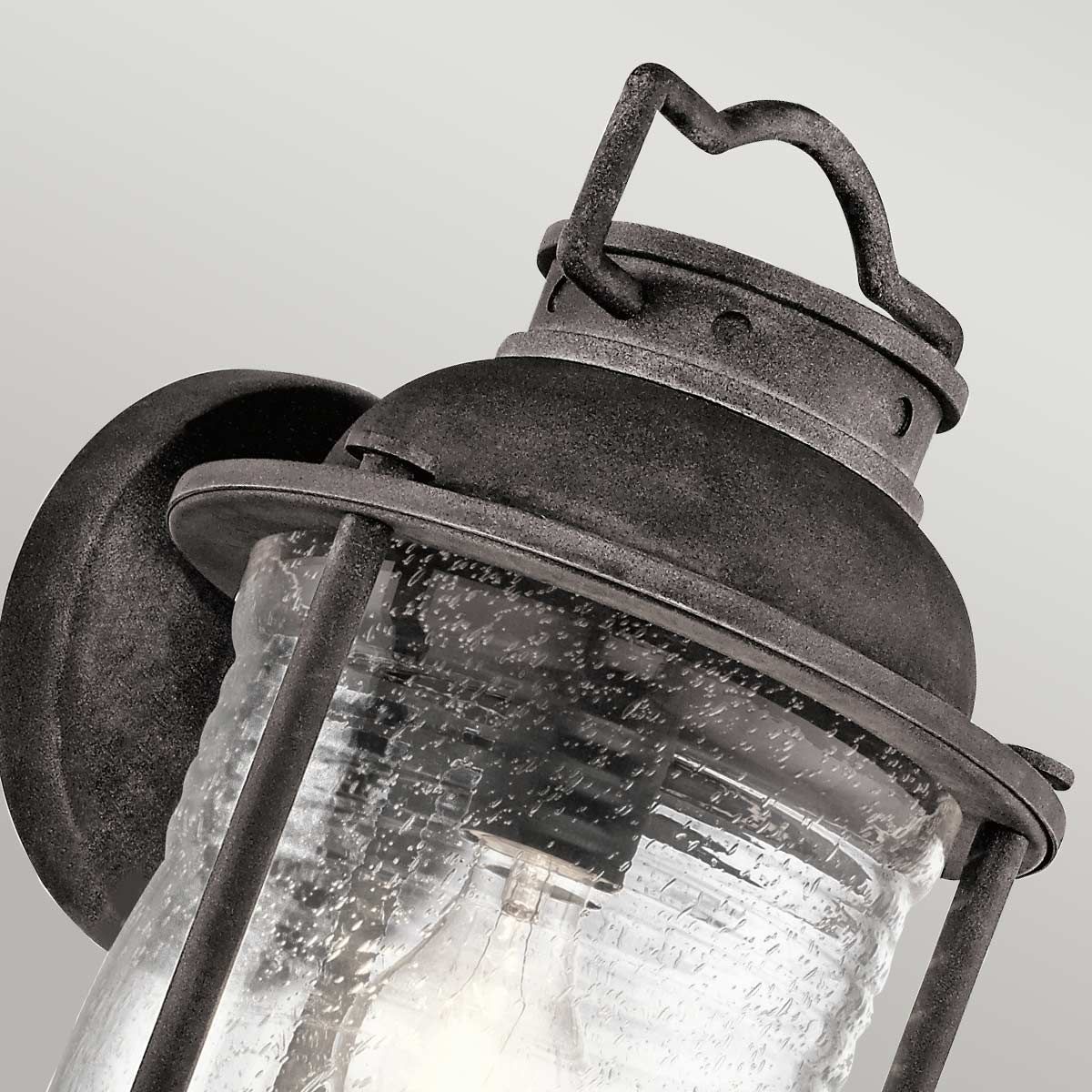 Kichler Outdoor Wall Light from the Ashland Bay range. Ashland Bay 1 Light Large Wall Lantern – SKU KL-ASHLANDBAY2-L