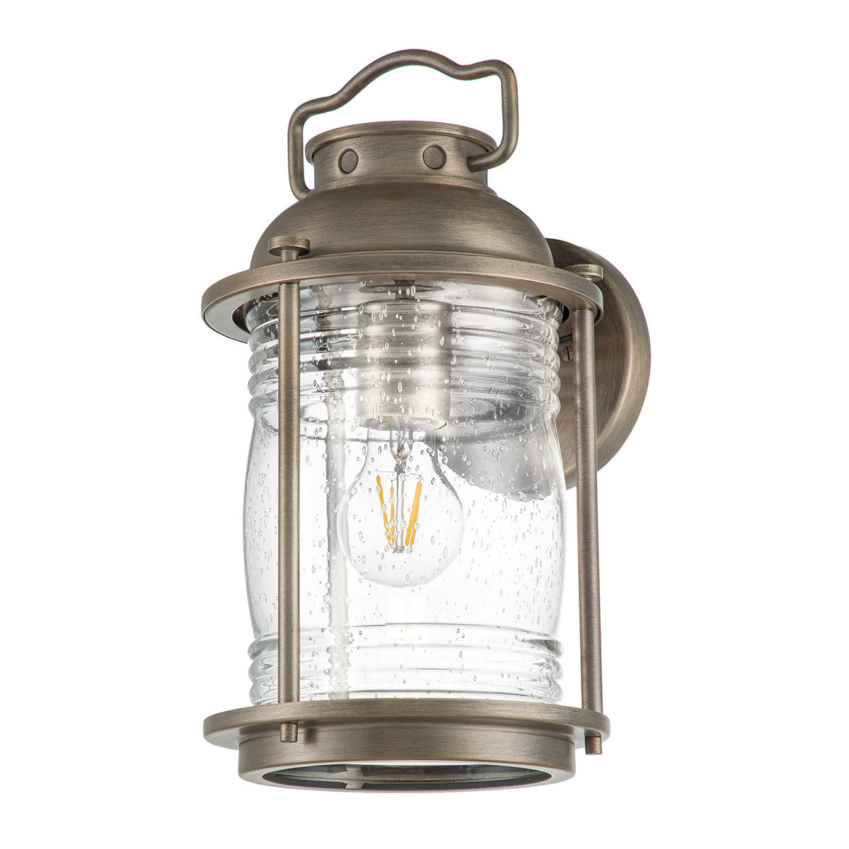 Kichler Outdoor Wall Light from the Ashland Bay range. Ashland Bay 1 Light Medium Wall Lantern Product Code = KL-ASHLANDBAY2-M-BU