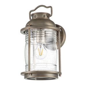 Kichler Outdoor Wall Light from the Ashland Bay range. Ashland Bay 1 Light Medium Wall Lantern Product Code = KL-ASHLANDBAY2-M-BU