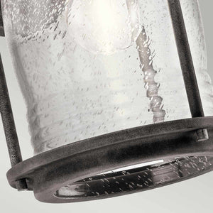 Kichler Outdoor Wall Light from the Ashland Bay range. Ashland Bay 1 Light Medium Wall Lantern Product Code = KL-ASHLANDBAY2-M