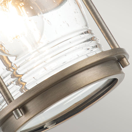 Kichler Outdoor Wall Light from the Ashland Bay range. Ashland Bay 1 Light Small Wall Lantern Product Code = KL-ASHLANDBAY2-S-BU