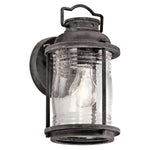 Kichler Outdoor Wall Light from the Ashland Bay range. Ashland Bay 1 Light Small Wall Lantern Product Code = KL-ASHLANDBAY2-S