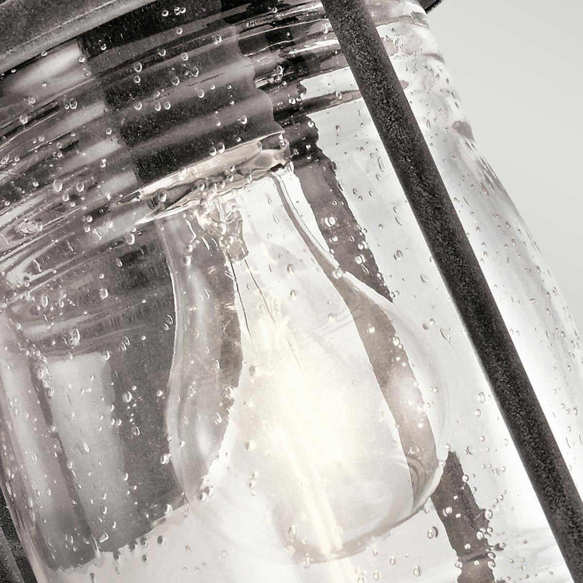 Kichler Outdoor Wall Light from the Ashland Bay range. Ashland Bay 1 Light Small Wall Lantern Product Code = KL-ASHLANDBAY2-S