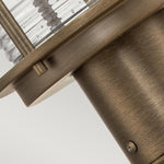 Kichler Pedestal Lantern from the Ashland Bay range. Ashland Bay 1 Light Medium Pedestal Lantern – SKU KL-ASHLANDBAY3-M-BU
