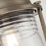 Kichler Pedestal Lantern from the Ashland Bay range. Ashland Bay 1 Light Medium Pedestal Lantern – SKU KL-ASHLANDBAY3-M-BU